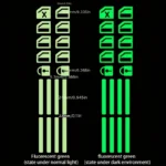 Adesivo luminoso pulsante finestrino auto verde accessorio interni