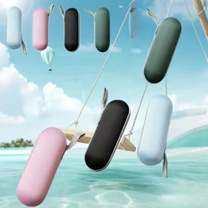 Scatola Porta Ombrello Nero Organizer Compatto Impermeabile Viaggio Sospensione