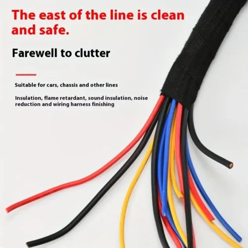 Nastro Adesivo Termoresistente per Cavi Tessuto Isolante Impermeabie auto 9*10mm