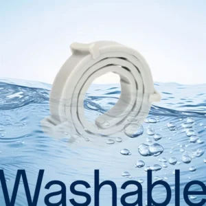 Collare regolabile gomma grigio L resistente ai morsi cani gatti