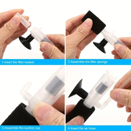 Filtro acquario spugna biochimica alta densità 3.79-18.93L pulizia acqua