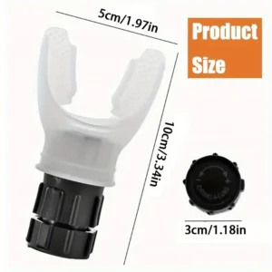 2pz valvola regolabile + connettore silicone flusso aria controllo resistenza