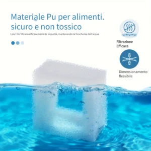 5pz filtro schiuma fontanella pre-filtrante acqua pulita accessori animali