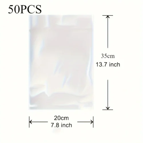 25pz sacchetti termoretraibili 35x20cm protezione oggetti antiossidanti