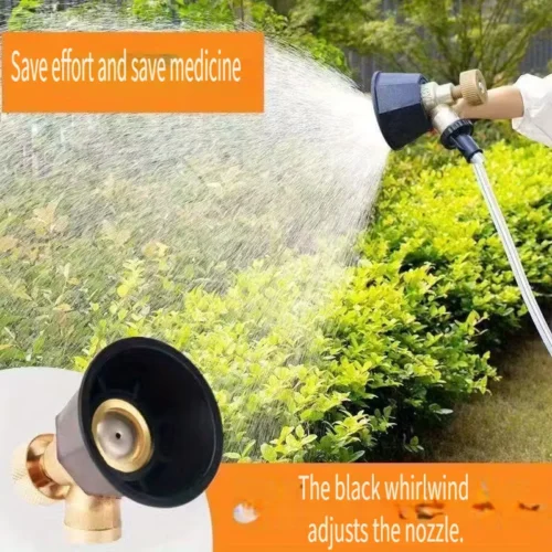 Ugello alta pressione metallo ottone giardino prato antivento spray