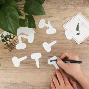 20pz etichette plastica T giardino vivaio resistente impermeabile