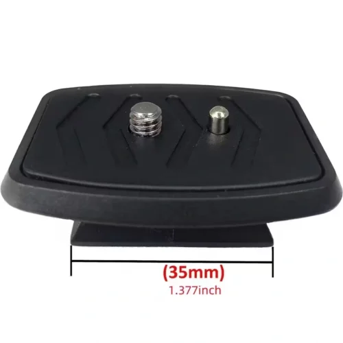 Piastra montaggio treppiede rilascio rapido 35mm materiale ABS