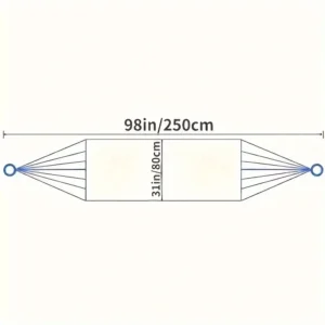 AMACA IN RETE IN NYLON DA GIARDINO ESTERNO CAMPEGGIO 80CM X 250CM