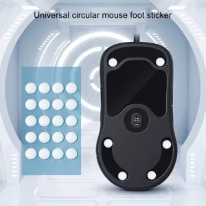 20pz tappetini mouse silicone resistenti universali cablati wireless