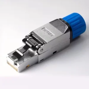 Connettore RJ45 Cat8 senza attrezzi dorato cavi ethernet 40Gbps