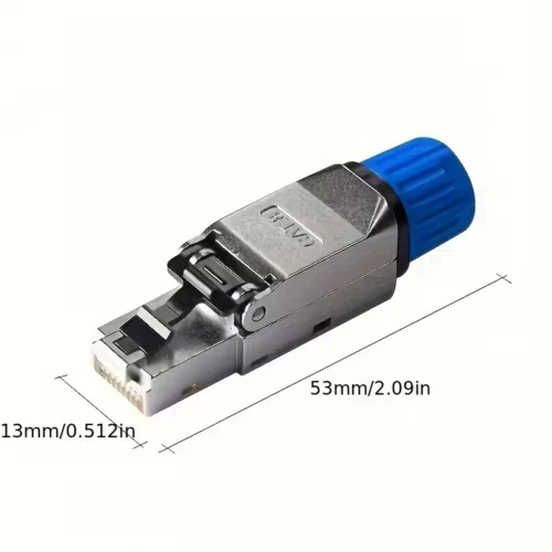 Connettore RJ45 Cat8 senza attrezzi dorato cavi ethernet 40Gbps