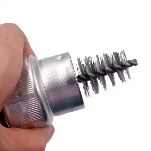 Spazzola pulizia terminale batteria auto ruggine ferro portatile