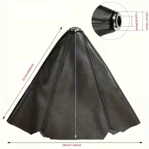 1pz copripomello cambio pelle sintetica antipolvere impugnatura auto