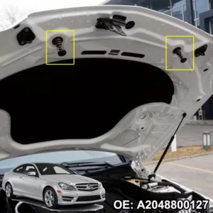 2pz chiusura cofano molla per Mercedes-Benz W204 W212 S212 fermo sicuro