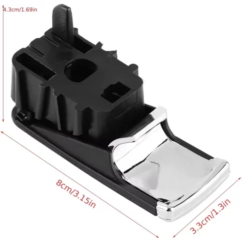 Maniglia blocco portaoggetti per Audi A4 B6 nera OEM organizzazione auto