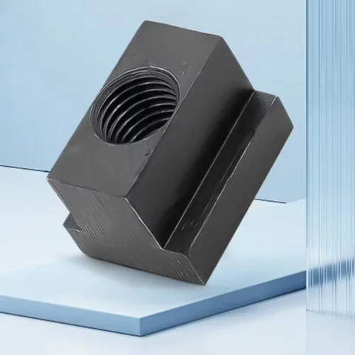 2pz dadi a T zincati M10 filettatura destra carbonio nero CNC