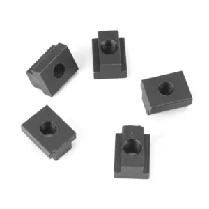 2pz dadi a T zincati M10 filettatura destra carbonio nero CNC