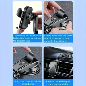 Supporto per Telefono cellulare universale da Auto Pieghevole e Girevole