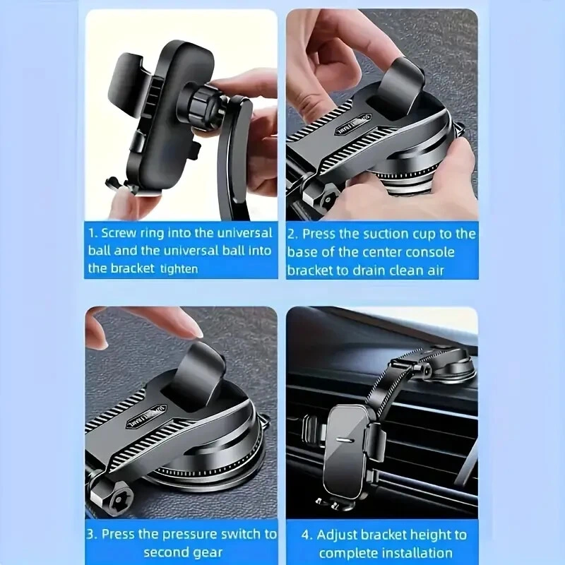 12547-TM-4.webp Supporto per Telefono cellulare universale da Auto Pieghevole e Girevole