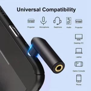 Adattatore audio angolare 3.5mm maschio femmina placcato oro compatibile