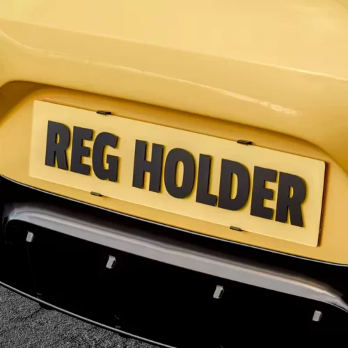 2pz clip targa senza cornice supporto regolabile plastica nera resistente