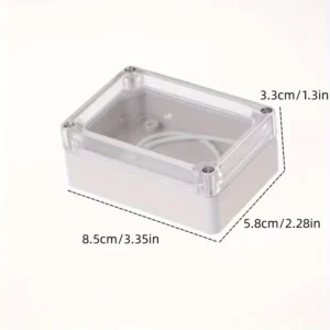 Custodia trasparente impermeabile cavi elettronici scatola progetto plastica