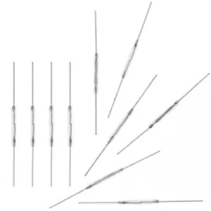 10pz interruttore lamina reed magnetico normalmente aperto 2x14mm