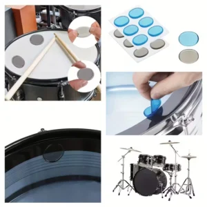 12pz ammortizzatori batteria silicone BLU caffè controllo tono musicale