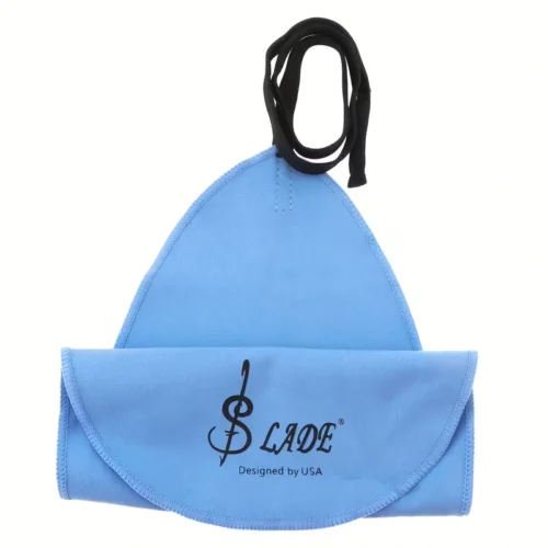 Panno pulizia finta camoscio blu per sassofono flauto clarinetto borsa