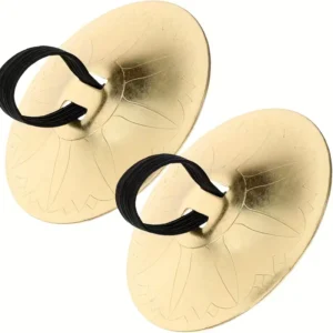 2pz dita cimbali oro percussione danza festa spettacolo accessorio