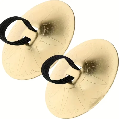 2pz dita cimbali oro percussione danza festa spettacolo accessorio