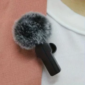 2pz coprimicrofono lavalier peluche antivento clip audio video live