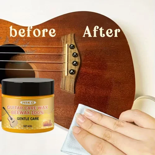 Ceretta chitarra spugna inclusa lucidante protettivo legno ukulele violino