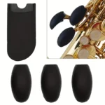1set poggia dita pollice silicone protettivo per sassofono
