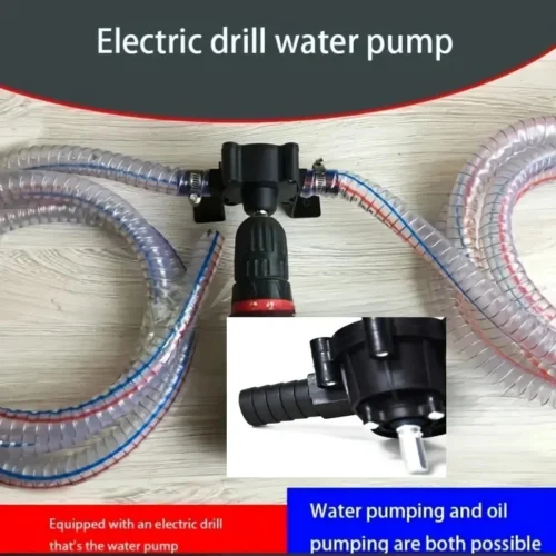 Kit di pompa d'acqua manuale pompa DC compatibile con punte trapano elettrico