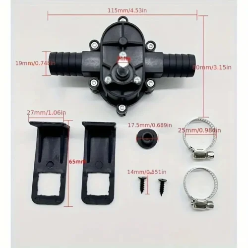 Kit di pompa d'acqua manuale pompa DC compatibile con punte trapano elettrico