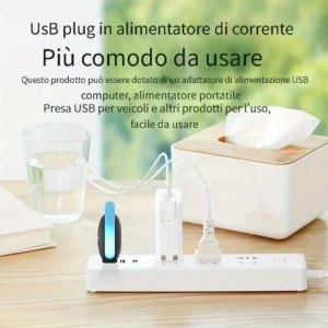 Repellente ultrasonico USB zanzare insetti auto portatile esterno non tossico