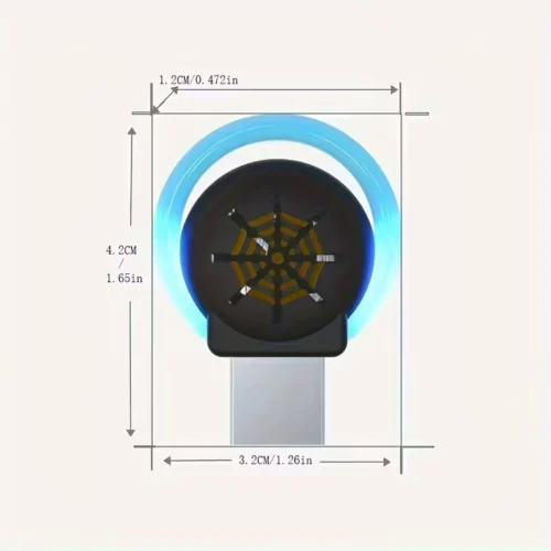 Repellente ultrasonico USB zanzare insetti auto portatile esterno non tossico
