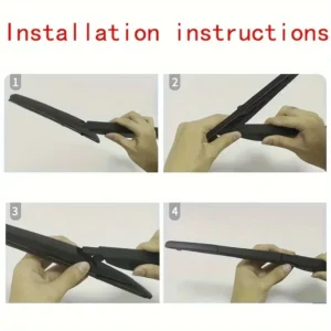 Spazzola tergicristallo 25,4cm posteriore per Smart Fortwo Coupe 451 2007-14