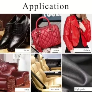 1pz rinnovatore volanti ABS effetto pelle NERO pennello applicatore