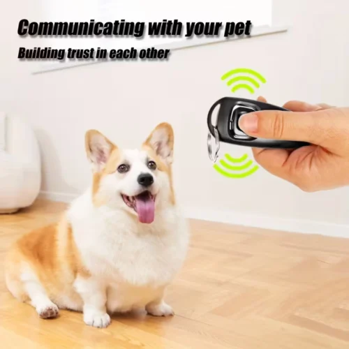 Fischietto addestramento cane sonaglio NERO fiducia cane accessorio