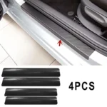 4pz soglia portiera auto universale antigraffio fibra carbonio