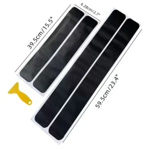 4pz soglia portiera auto universale antigraffio fibra carbonio