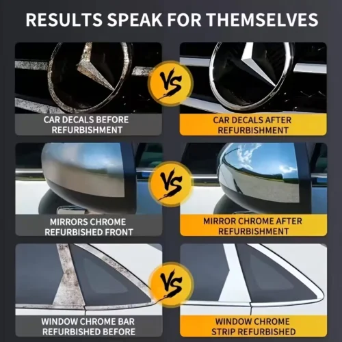 Pastiglia riparazione parti cromate auto ruggine ossidazione crema