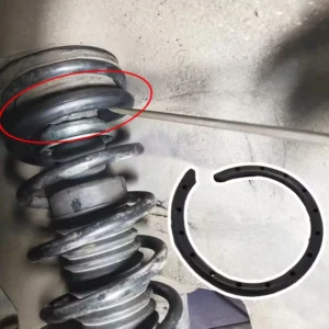 Guarnizione gomma molla elicoidale ammortizzatore sedile auto universale