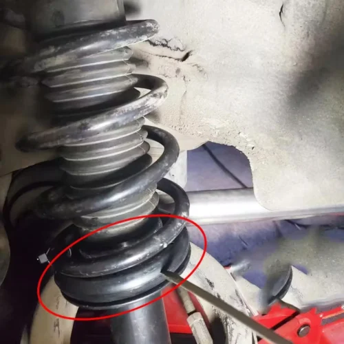 Guarnizione gomma molla elicoidale ammortizzatore sedile auto universale