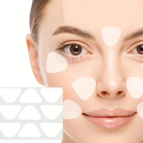 1316-1.webp 45pz cerotti silicone rughe facciali inodore senza alcool beige chiaro