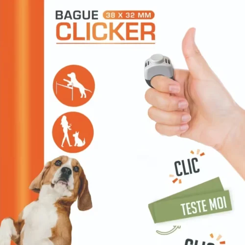 Clicker NERO non elettrico addestramento cani gatti cavalli uccelli