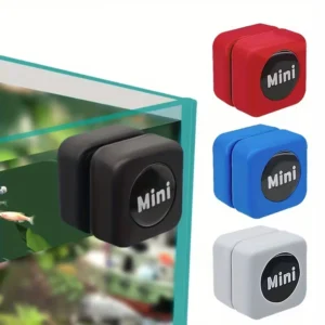 Spazzola magnetica mini acquario doppia faccia raschiatore NERA
