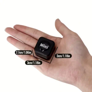 Spazzola magnetica mini acquario doppia faccia raschiatore NERA